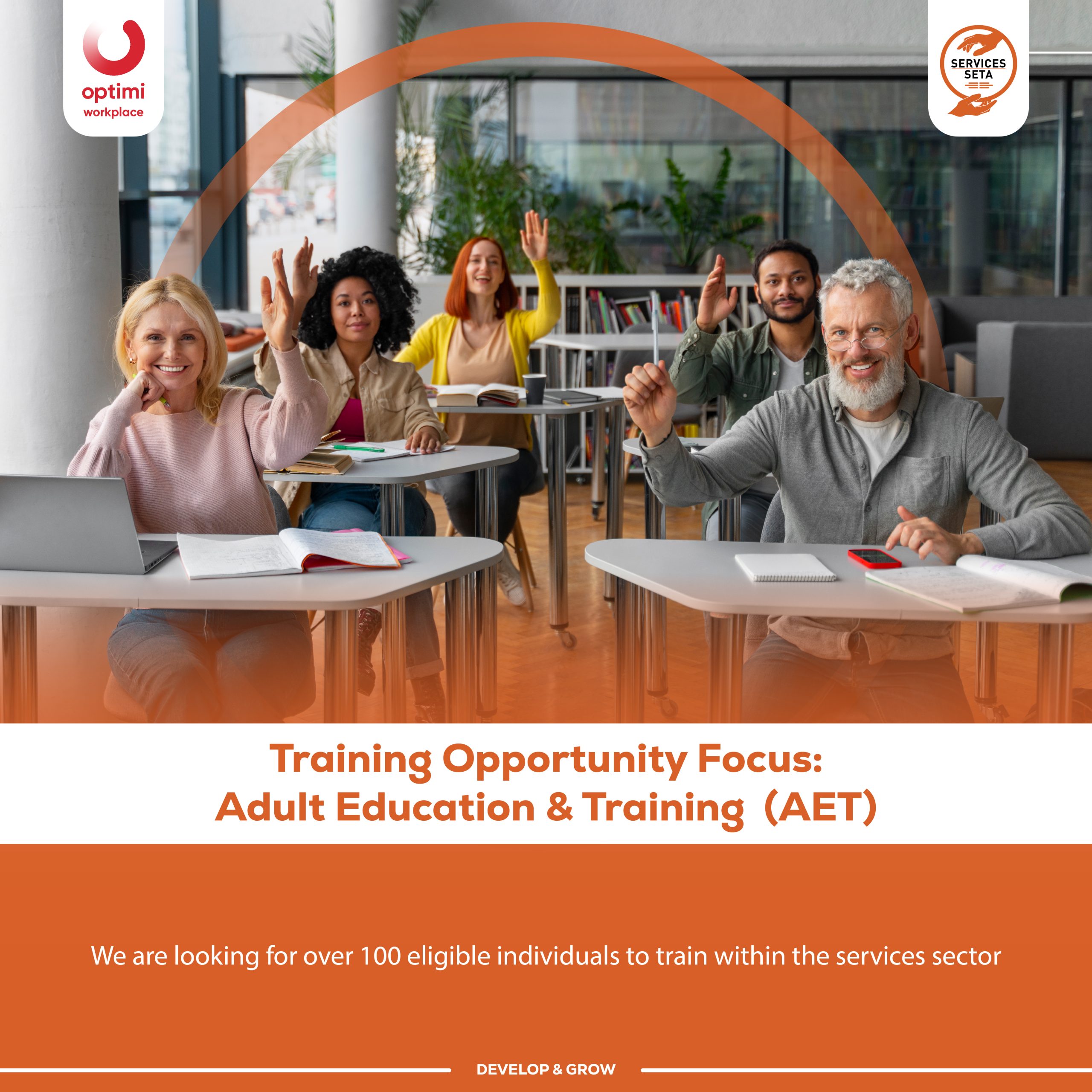 Training Opportunity: Adult Education and Training (AET)