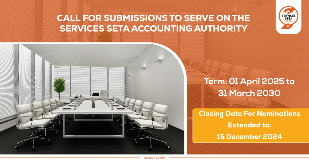 Extension of Deadline: Call for Submissions to Serve on the Services SETA Accounting Authority