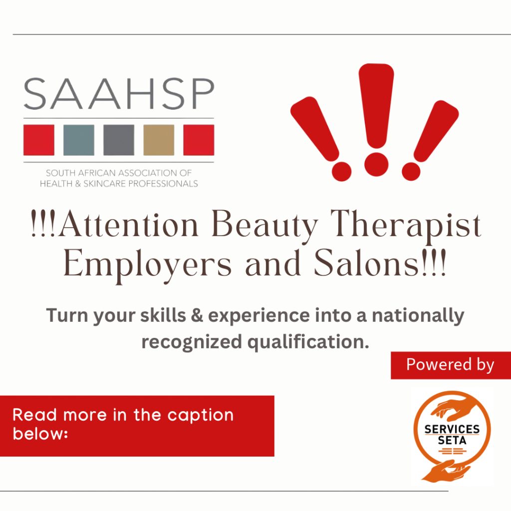 Attention Beauty Therapists Employers & Salons!