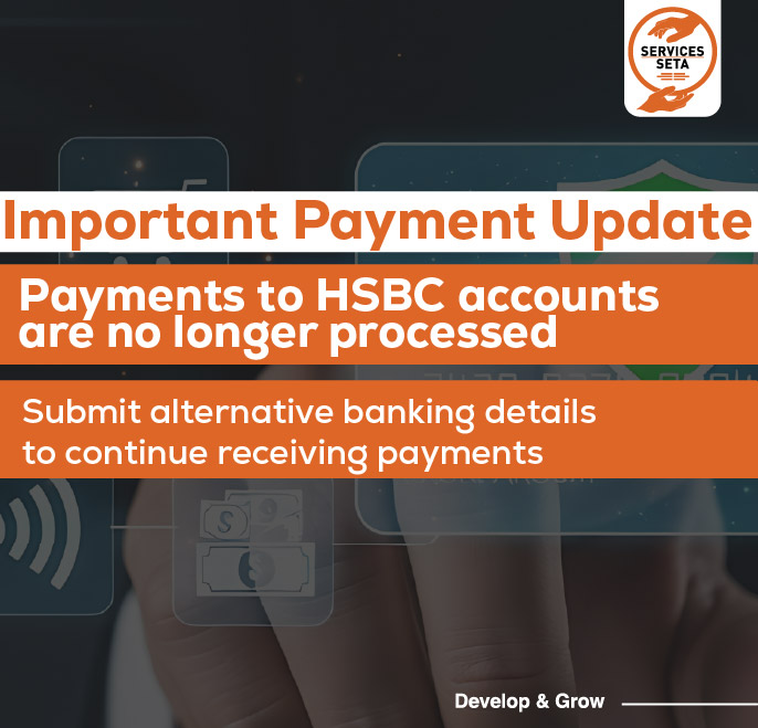 Important Notice: HSBC Payments Disruption