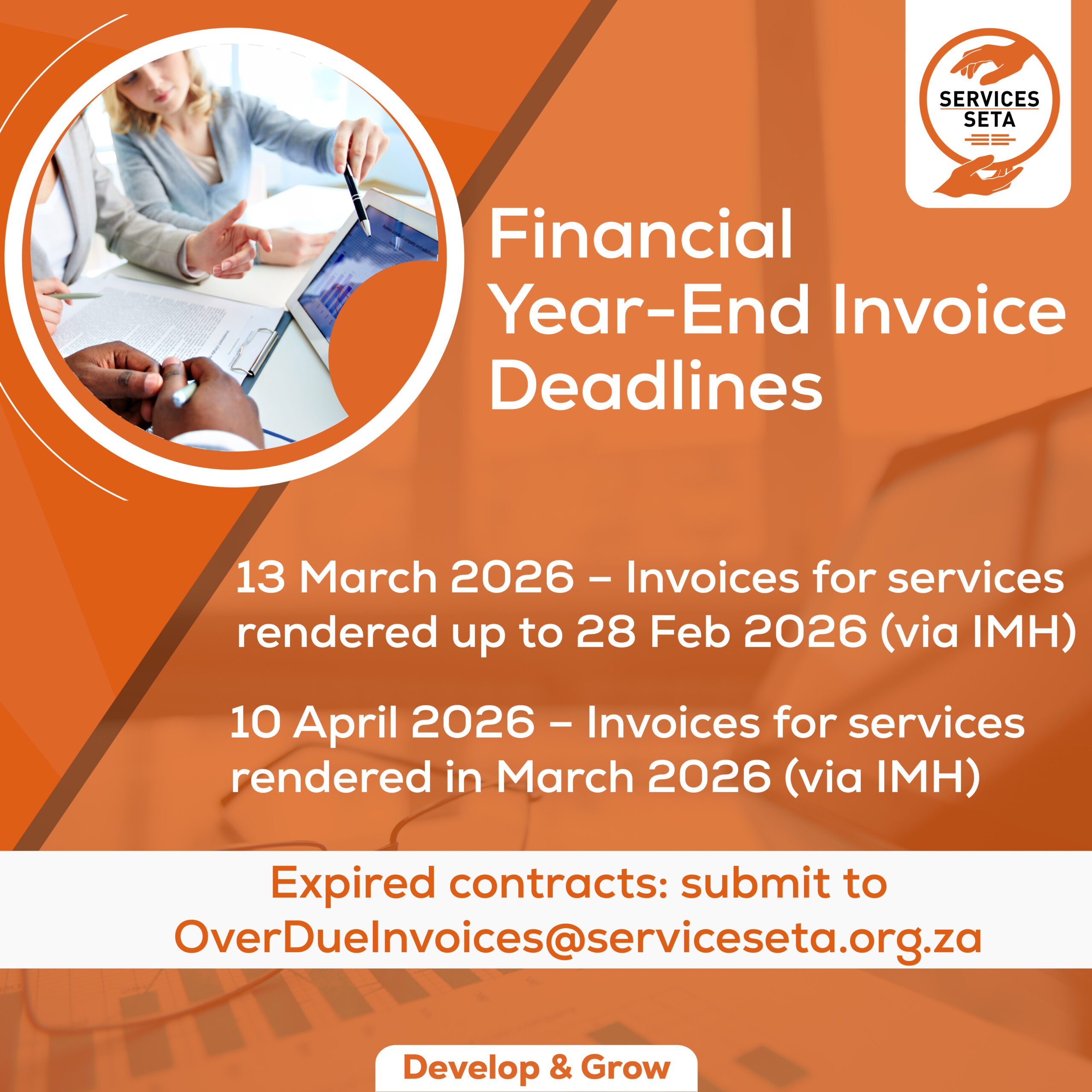 Financial Year-End Invoice Submission Notice