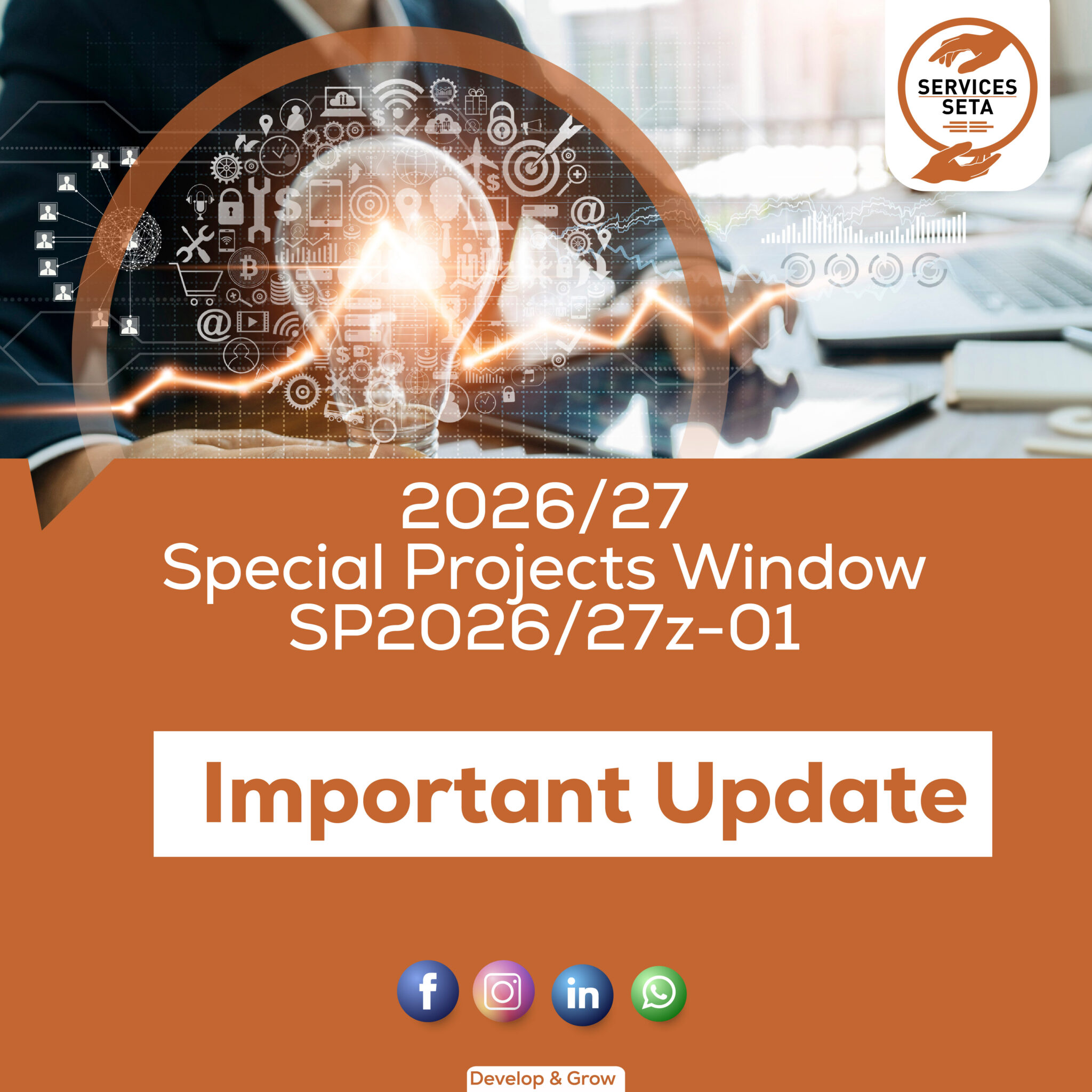 Update: Special Projects Window SP2026/27-01
