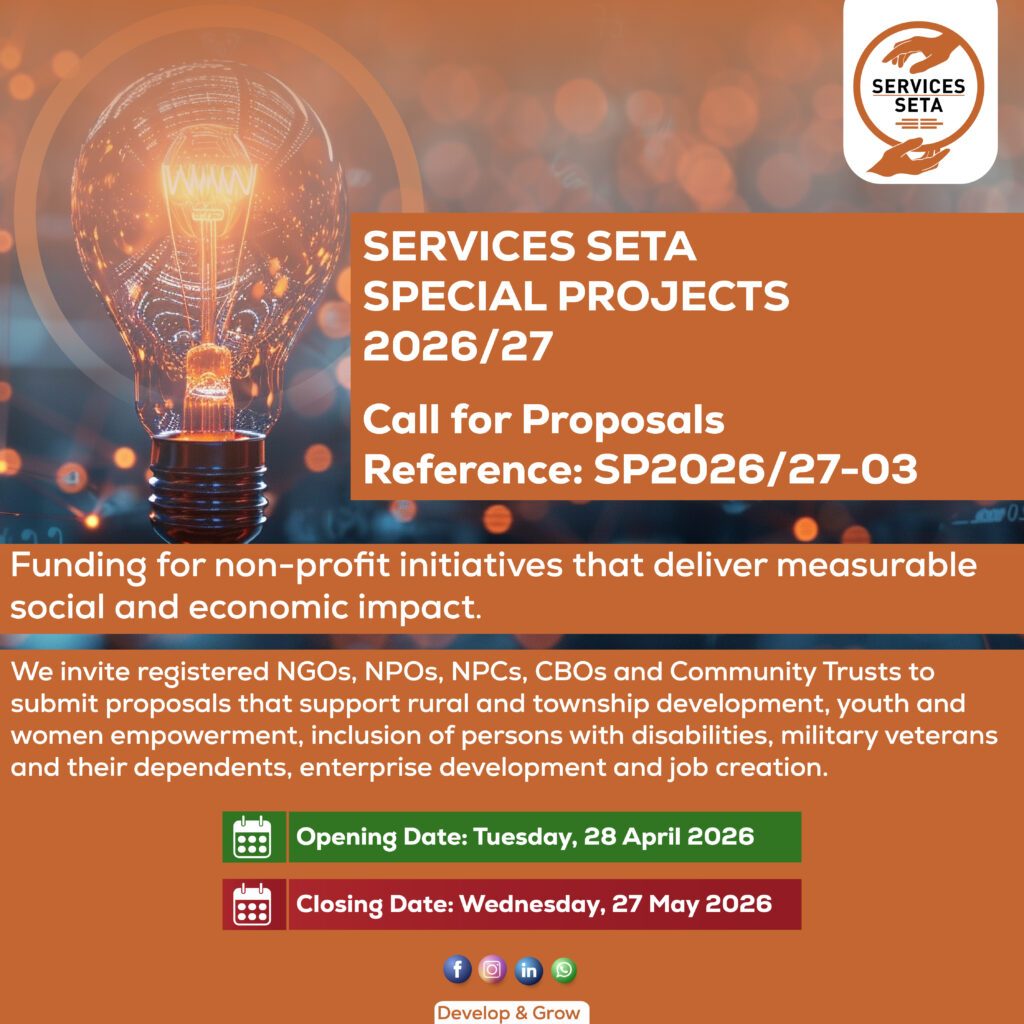 SERVICES SETA SPECIAL PROJECTS 2026/27